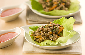 Thai Turkey Lettuce Cups