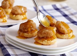 Buttermilk Chicken and Waffle Bites