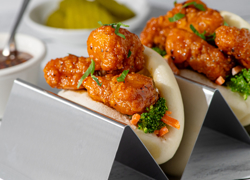 Hot Honey Chicken Bao Taco