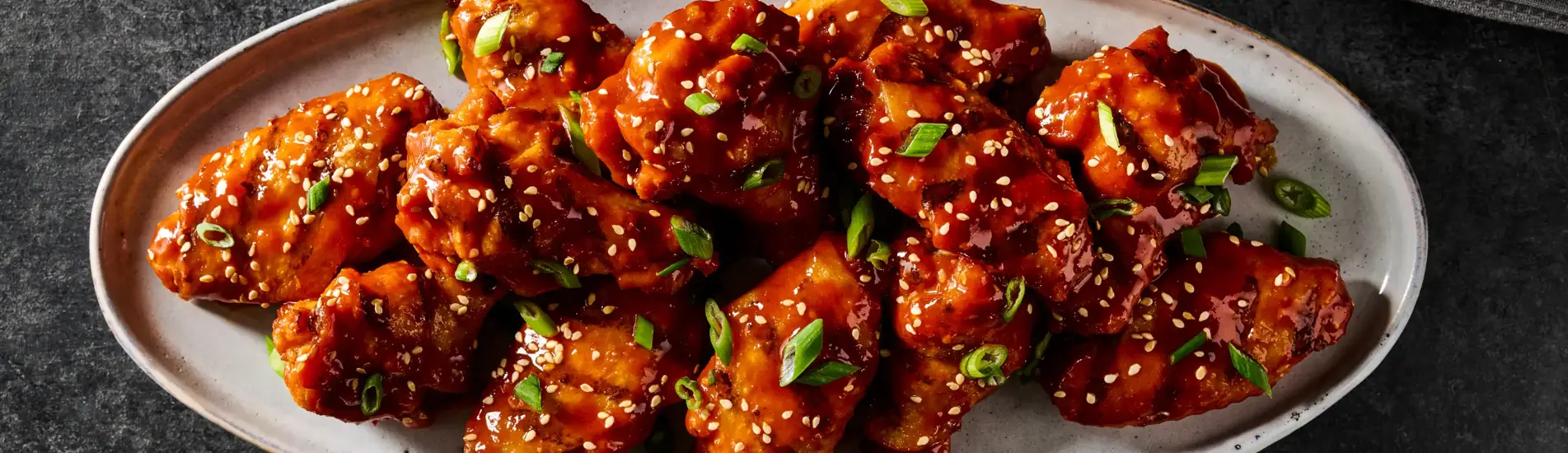 Capitalize on Trending Global Flavors with these Ssamjang Grilled BBQ Wings