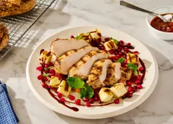 Grilled Middle Eastern Chicken “Caprese”